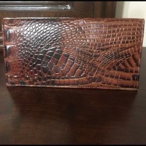 Authentic Brahmin checkbook cover